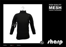 sharp by [ZD] - MESH - Mockneck Sweater