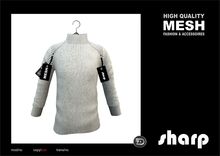 sharp by [ZD] - MESH - Mockneck Sweater