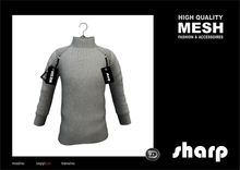 sharp by [ZD] - MESH - Mockneck Sweater