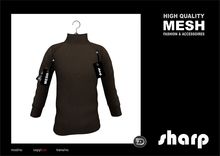 sharp by [ZD] - MESH - Mockneck Sweater