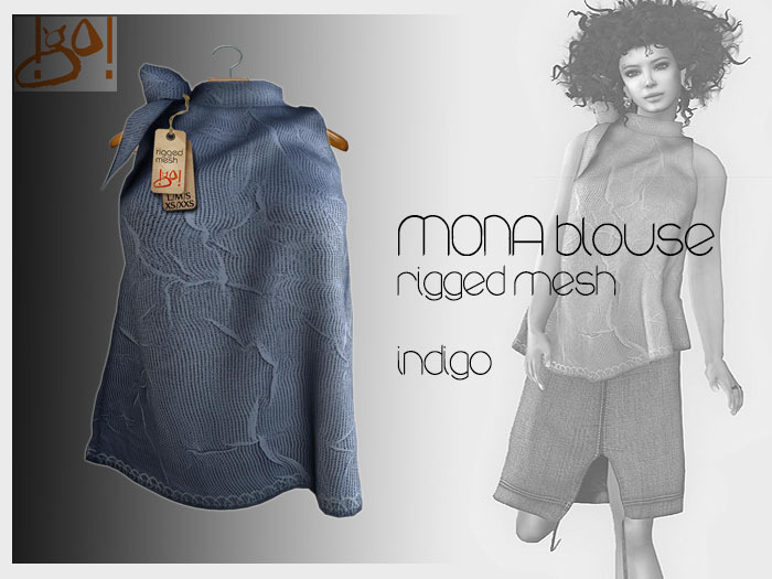!gO! Mona blouse -indigo-
