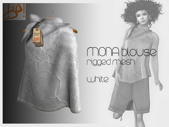 !gO! Mona blouse -white-