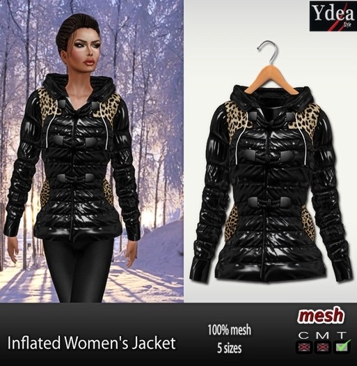 *Ydea* Inflated Women's Jacket  black