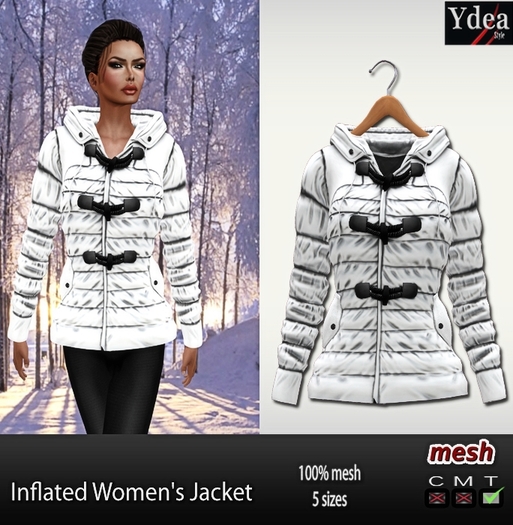 *Ydea* Inflated Women's Jacket  white