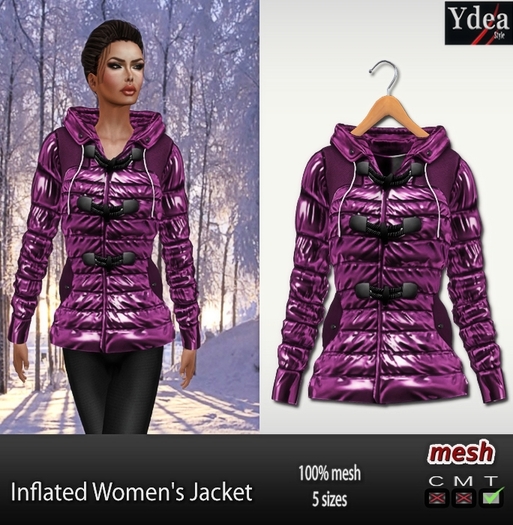 *Ydea* Inflated Women's Jacket  pink