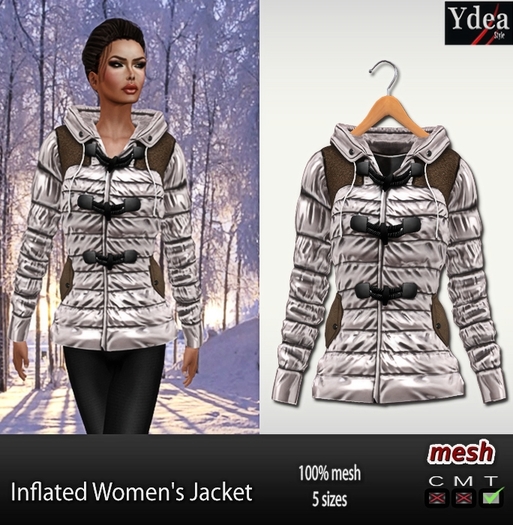 *Ydea* Inflated Women's Jacket  beige