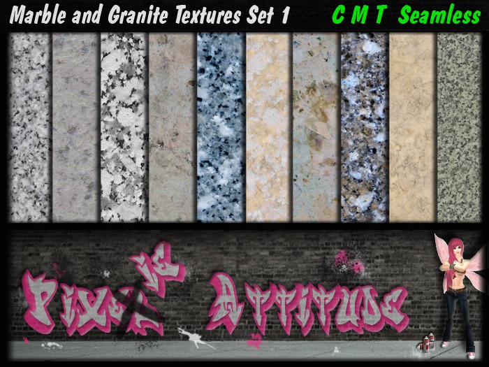 Marble and Granite Textures Set 1