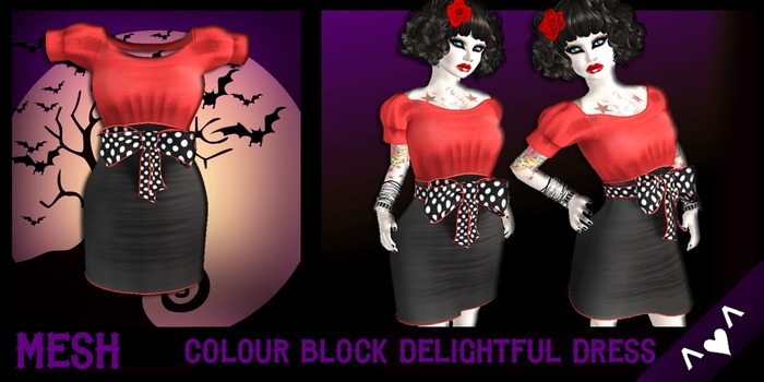 ^v^DRBC^v^ Colour Block DRBC Delightful Dress