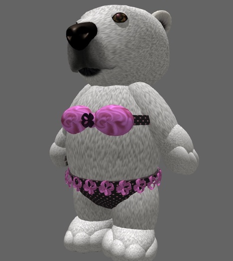 Tiny Cham Couture - Pink Polka Dots Bikini