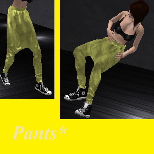 Mesh_Harem Pants 