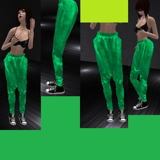 Mesh_Harem Pants .