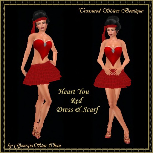 GSC Heart YOU Red Dress