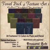 -TC- Towel Pack 4 Texture Set 1 50% Discount!!
