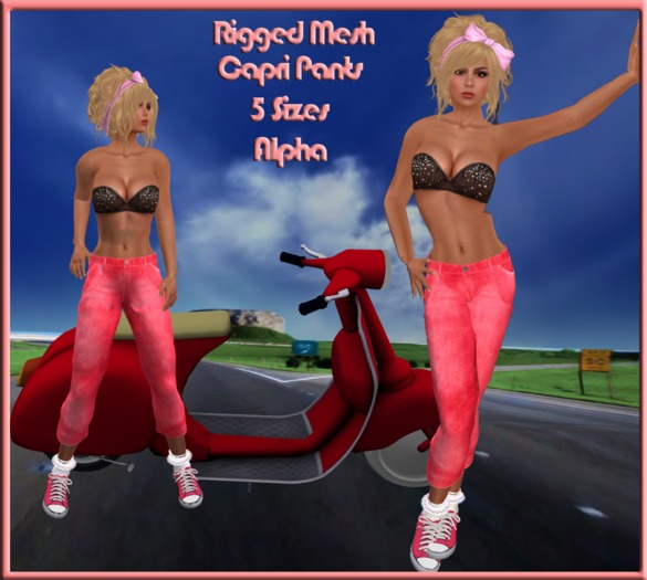 Capri Pants Pink