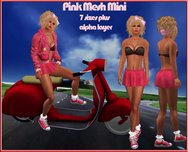 Pink Mesh Mini