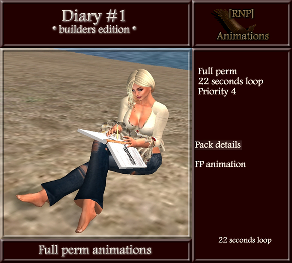 [RNP] Diary #1_Female_Full Perm Animation 