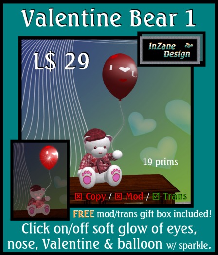 Valentine Bear 1