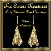 TST - LADY VICTORIA TASSEL DIAMOND EARRINGS YG