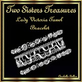 TST - LADY VICTORIA TASSEL BRACELET SILVER