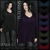 :::Sn@tch Mesh Lazy Lounge Sweater (DEMOS):::