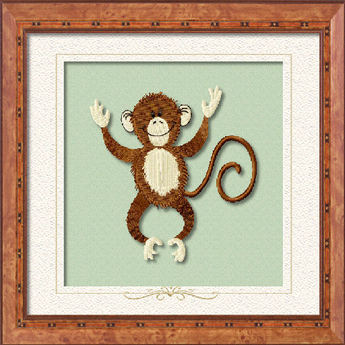 Second Texture Monkey Second Life Marketplace - Bliss Nursery Textures - Monkey Around - Box