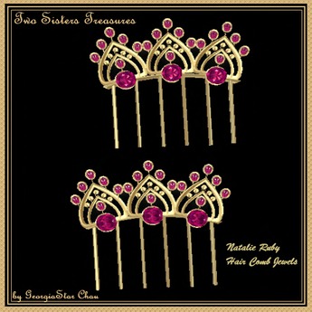 Second Life Marketplace - TST Natalie Ruby Hair Jewel