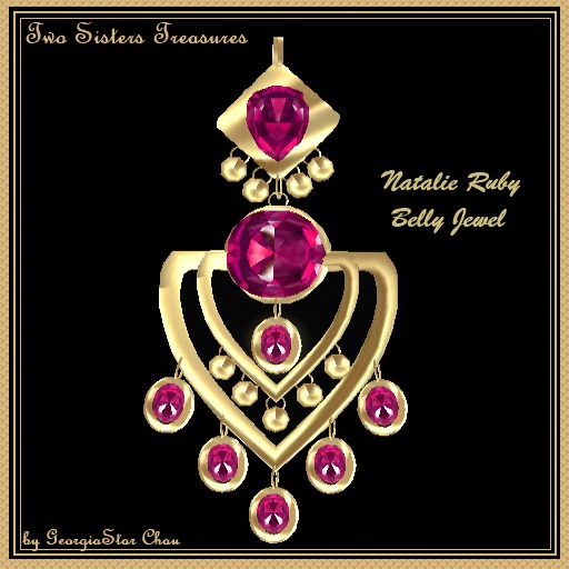 TST Natalie Ruby Belly Jewel
