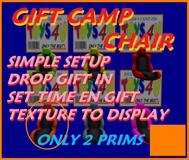 PRICE CAMP CHAIR ORANGE BOXET