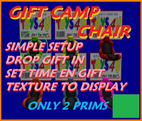 PRICE CAMP CHAIR GREEN BOXET