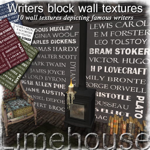 Writers block wall textures