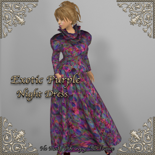*Miroku*ExoticPurpleNightDress(BOX))