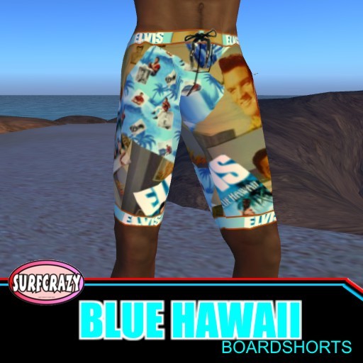 Blue Hawaii Board Shorts, great Gift