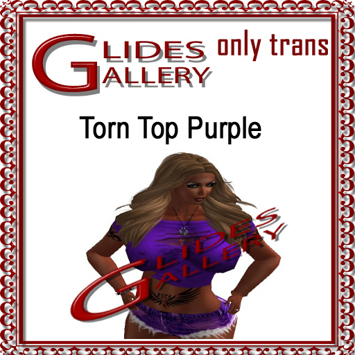 Torn Top Purple