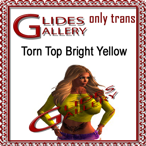 Torn Top Bright Yellow