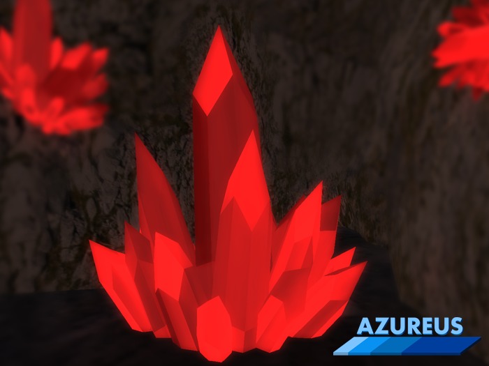 {Azureus} Large Ruby Crystal
