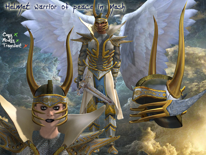 Helmet warrior of peace