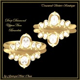 TST Drop Bead Diamond Upper Arm Bracelets