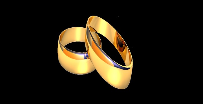 Wedding rings full perms texture