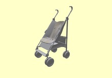 Baby Stroller   mesh   full perm