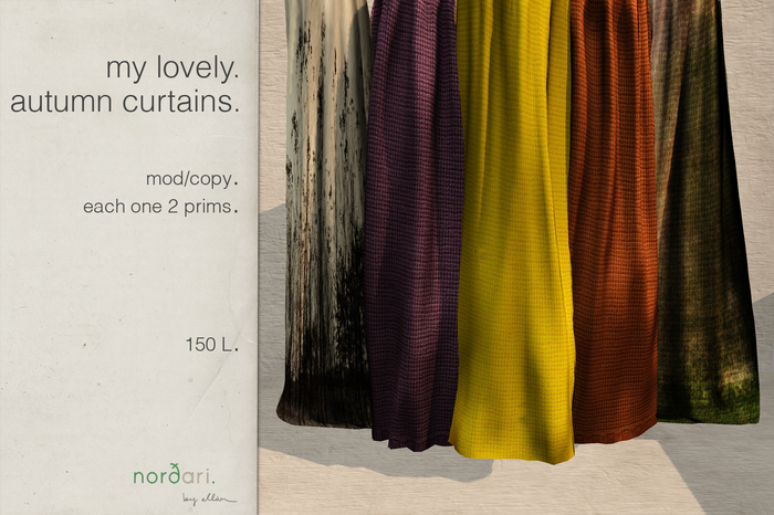 my lovely autumn / curtains