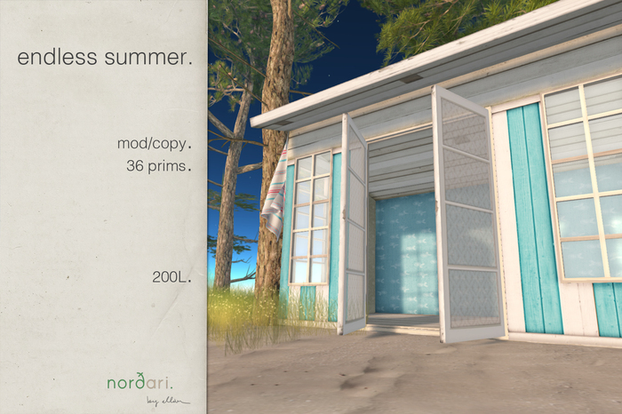 endless summer. - beach hut.