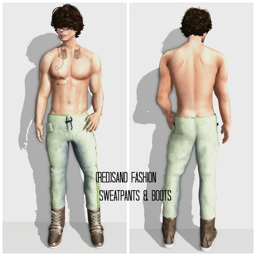 (red)sand DonkSweatpants_Dirty green