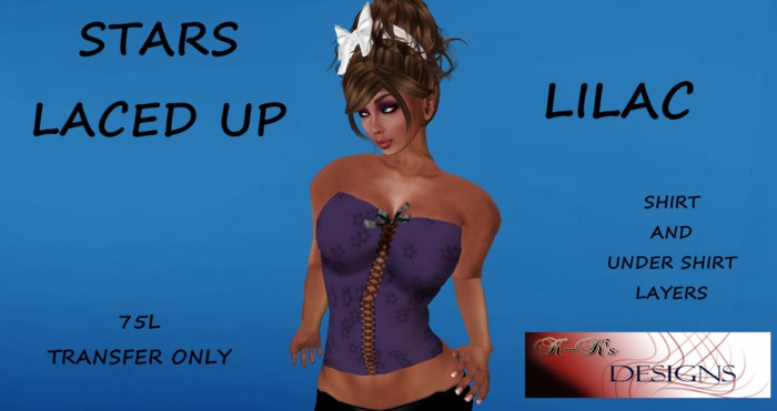 Stars Laced Up Lilac