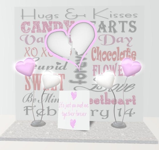 Valentines Invite/Gift - White'n'Pink (Boxed)