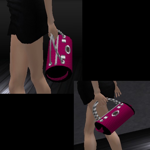 bolsa pink com preto*Full perm