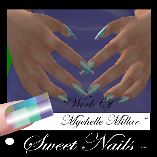 Long Nails, M26 Color, colorful. Collection M'Lady!