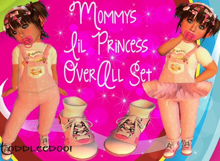 ~TM~ Mommys Lil Princess Overall  Set