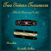 DANCING BLACK ORCHID BRACELETS