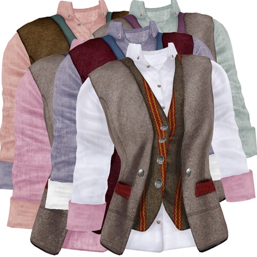 ALB GILL shirt + double vest MESH DEMO AnaLee Balut