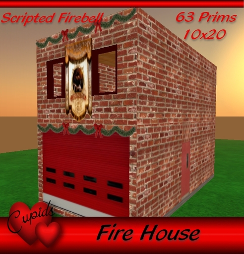 Christmas Village Fire House